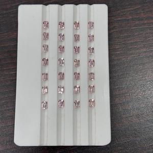 Excelente corte octogonal, piedras preciosas de morganita Rosa natural, corte esmeralda calibrado con tratamiento térmico - Product Image 1