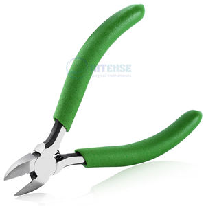 Pince coupante professionnelle avec trous de dénudage de fil outils de fabrication de bijoux coupe-fil en acier inoxydable pour perles et bricolage artisanat - Product Image 1