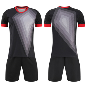 2025-2026 vente en gros maillot de Football rétro de haute qualité séchage rapide col en v à manches courtes unisexe football uniforme ensemble équipe Club - Product Image 5