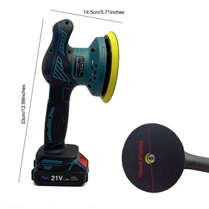 Professional 21V 600W Cordless Car Polisher 150mm 6" Dual Action <b>Electric</b> Buffer 11000RPM 8 Speeds Auto Detailing Machine <b>Kit</b> - Product Image 5