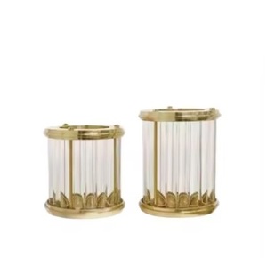 Decoración de mesa de Navidad de alta tendencia de lujo, tarros de velas votivas de corte láser atractivos, decoración del hogar, iluminación de diseño de flores - Product Image 3