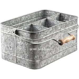 Trending Galvanized <b>Utensil</b> Organizer <b>Storage</b> Rack Caddy Tool Silver Color for Home Restaurant Hotels Kitchen Tool Caddy Holder - Product Image 2