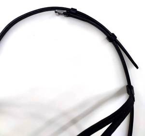 Custom Logo Icelandic Head Stall Premium Quality Durable High-End Leather <b>Glitter</b> <b>Fabric</b> Available All Sizes for Horse Products - Product Image 4