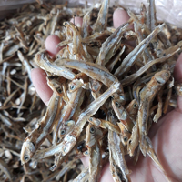 Anchois séchés entiers, poisson nettoyé pour la base de soupe coréenne et la cuisine asiatique, exportés du Vietnam