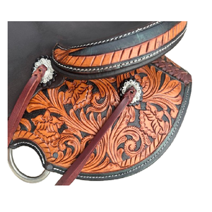 อานม้าเวสเทิร์นทำมือ หนังแท้ คุณภาพสูง ใช้สำหรับฝึกม้า สวมใส่สบาย - Product Image 3