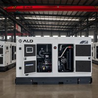 Générateur diesel silencieux insonorisé ALAD TECH 100 kW Ricardo à démarrage automatique, refroidi par eau, pour la vente en gros industrielle
