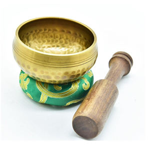 Cuencos Cantores Tibetanos de Acero Inoxidable Pulido Antiguo, Afinados, Hechos a Mano, para Meditación, Yoga, Sanación, Práctica de Sonido Interior - Product Image 3