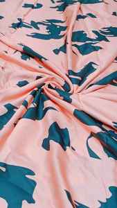 Light Pink Digital Print Fabrics for <b>Women's</b> Dress Sample Low MOQ Deals in Wholesale - Product Image 2