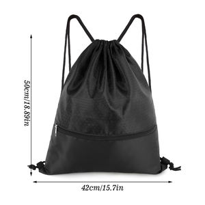 2024 New High Quality Cotton <b>Canvas</b> Drawstring <b>Backpack</b> Wholesale Personalized Custom with Logo Waterproof Drawstring Bag - Product Image 3