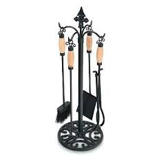 Modern 186-Piece Iron Fireplace Tool Set Latest Designer Corner <b>Holder</b> for Rustic Outdoor Fire Pit Stand Villas Coal Fireplaces - Product Image 6