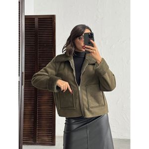 เสื้อโค้ทหนังกลับเคลือบกระต่าย Topshow ขายส่ง - [object Object] - Product Image 3