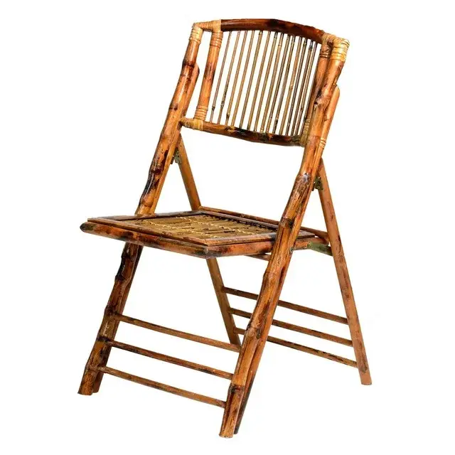 Großhandel Schildkröten-Schale Rattan-Klappstuhl klassischer Bambus-Klappstuhl Boho Schildkröten-Schale Bambus-Klappstühle