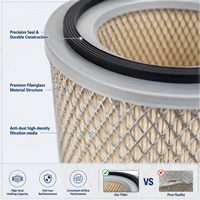 Nouveau filtre à air en fibre de verre pour machines, haute efficacité 95%, dimensions personnalisables, garantie 1 an, température maximale 175F
