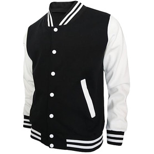 Varsity <b>Jacket</b> Letterman Chenille Embroidery Baseball University Streetwear Leather Sleeve Breathable Varsity <b>Jacket</b> for Men - Product Image 1