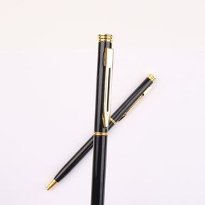 Bolígrafo Metálico Delgado con Logotipo Personalizado, Recarga Parker, Ancho de Escritura de 1.0 mm, Tinta Negra/Azul, Mecanismo Giratorio, Gran Venta - Product Image 2