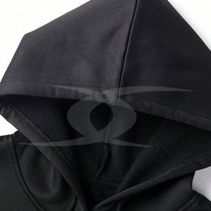 เสื้อฮู้ดแบบสวมหัวเก็บความร้อนของผู้ชาย500gsm เทอร์รี่ผ้าฝ้าย100% ไหล่ตกขนาดใหญ่สำหรับฤดูหนาว - Product Image 6