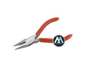 New 130mm Chain Nose <b>Pliers</b> with Foam Handle Stainless Steel <b>Jewellery</b> Mold Tool for Jewelry Application - Product Image 2
