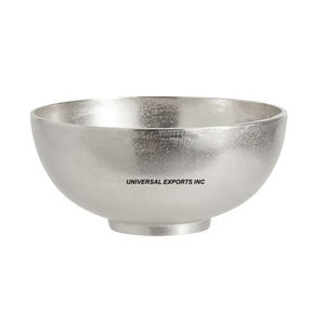 ชามช็อกโกแลตชุบเงินพร้อมฐานเรซิ่นไม้ทรงกลม ตกแต่งหรูหรา ทันสมัย ชามช็อกโกแลตแบบใหม่ - Product Image 5