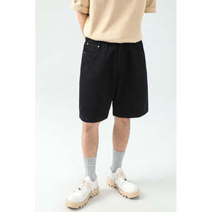 Nuevos pantalones cortos de lana informales de verano de gama alta personalizables para hombres, textura esponjosa de cintura alta, fuerte transpirabilidad, patrón sólido rápido - Product Image 4