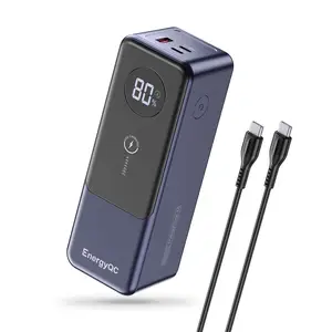 야외 24000mah 65w USB 사용자 정의 소형 모바일 고속 충전 노트북 미니 전원 은행 휴대 전화 용 충전기
