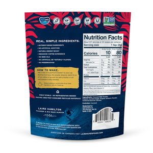 Crema de Café en Polvo de Cúrcuma y Coco Original Sin Lácteos Laird Superfood, Sin Gluten, Sin OMG, Vegano, 16 oz. Bolsa - Product Image 5