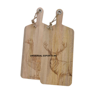 Tabla de cortar Vintage de madera Forma personalizada Bloque de cortar de lujo Clásico Elegante Nueva tabla de cortar de madera - Product Image 6
