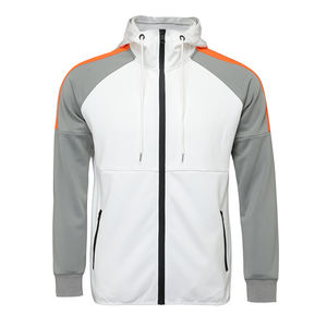 Printemps-Automne Jogging Hommes Survêtement Sweatshirts Deux Pièces Fermeture Éclair Up Personnalisé Slim Fit Casual Running Set - Product Image 3