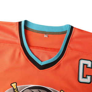 Maillots de hockey sur glace durables 100% chemises de hockey sur glace en polyester pour adultes, chemise à manches longues d'usine de vêtements de sport pour la pratique en équipe - Product Image 3