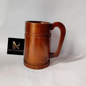 Mug en bois de luxe écologique compatible micro-ondes - Design classique, outils de bar pour la maison, le bureau, les fêtes et les mariages - Product Image 2