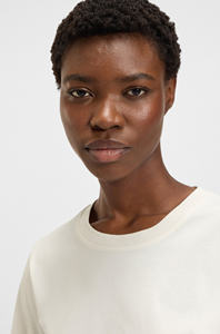 Camisetas de Manga Corta para Mujer, Cuello Redondo, Ajuste Entallado, Anti-Pilling, Color Sólido, Poliéster/Algodón, MOLSON SPORTS - Product Image 5