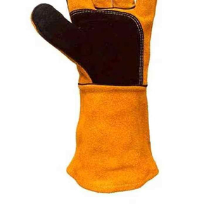 Gants de soudage de sécurité pour le contrôle des animaux, en cuir de vachette, imperméables, couleur et taille personnalisables, fermeture à enfiler - Product Image 5