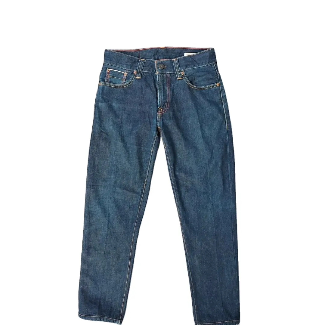 All'ingrosso uomo dritti Jeans classici uomo Denim pantaloni blu jeans per la vendita/l'alta qualità degli uomini Jeans pantaloni