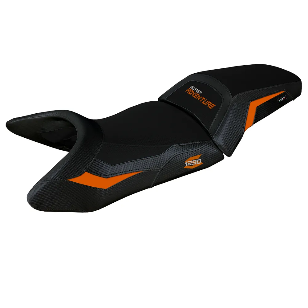 Funda de asiento de motocicleta fabricada en Italia, de alta calidad, compatible con el modelo KTM 1290 Super Adventure S 21 22 Lumiar