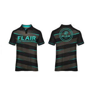 Gran oferta de algodón 100% para hombre, camiseta Polo personalizada de buena calidad, Color sólido, estilo informal, patrón, 180g, tela, peso frontal - Product Image 2