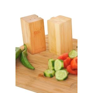 Molinillo de Sal y Pimienta de Bambú Pozole, Elegante Producto de Bambú para Agregar Sabores - Product Image 1