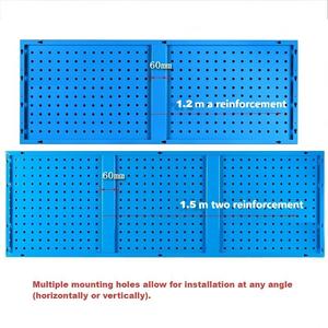 750*350mm, organizzatore in acciaio Premium da 0.8mm, pannello montato a parete resistente per utensili da officina - Product Image 5