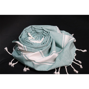 <b>Cheap</b> Turkish <b>Towel</b> Manufacturer in India 100% Cotton Quick Dry Beach Fouta <b>Towel</b> Custom Logo 100*180cm - Product Image 1