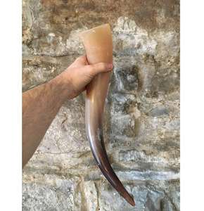 Cuerno para beber natural vikingo de alta calidad pulido ecológico cuerno de búfalo diseño Animal - Product Image 1