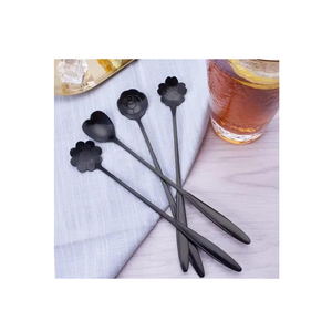 Cuchara de té de latón Forma Linda Cuchara de café Mango corto Cuchara de postre Tenedor para uso en restaurantes al mejor precio - Product Image 3