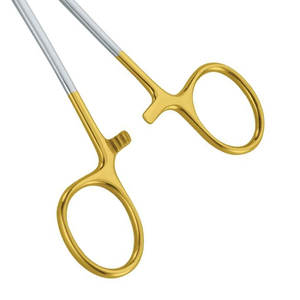 Porte-aiguille Twister en acier inoxydable 18.5 cm Instruments chirurgicaux Matériel médical Fabricant en gros - Product Image 6