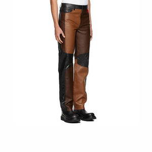 Gran oferta, pantalones ligeros informales de cuero de vaca con logotipo personalizable e impresión, servicio OEM, transpirable de alta calidad - Product Image 2