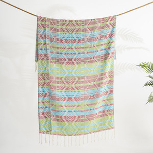 Pestemal ผ้าขนหนูชายหาดตุรกี100X180CM ผ้าเช็ดตัวผ้าฝ้าย100% 40x70in - Product Image 4