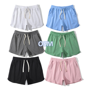 OEM ODM Ensemble chemise et short d'été 100% coton pour hommes, décontracté, à séchage rapide, double col rond, motif solide, écologique, prix de gros - Product Image 1