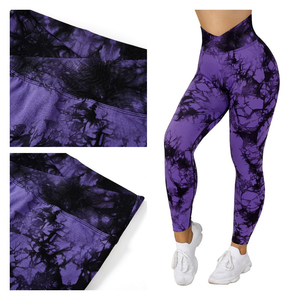 PromotionEnsemble de survêtement décontracté sans manches Fitness Yoga Ensemble de leggings et de soutien-gorge respirants taille haute pour femmes - Product Image 5