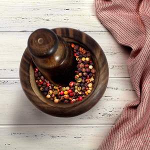 Handcrafted <b>Wooden</b> Antique Pestle and Mortar Grinder for Herbs-<b>Wooden</b> <b>Engraved</b> Hand Grinder-Kitchen Accessories-Home Decor - Product Image 2