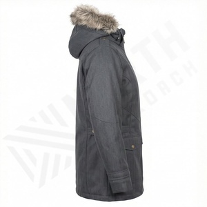 Veste parka d'hiver pour femmes, très vendue, avec boutons, de bonne qualité, nouveau design, isolée, coupe-vent, lourde - Product Image 3