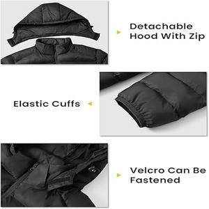 Chaqueta Acolchada para Hombre, Resistente al Agua, Aislada, Alternativa al Plumón, Ropa Exterior 2026, Personalizada, de Alta Calidad - Product Image 4