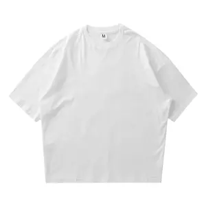 King Billion 100 % Baumwolle Herren Sommer Herren T-Shirt locker 5 halb kurze Ärmel lässiges einfaches Shirt O-Ausschnitt