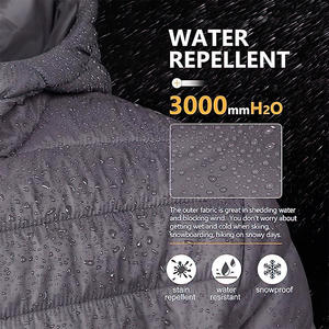 Abrigo acolchado unisex ecológico relleno transpirable y materiales sostenibles impermeable acogedor chaqueta acolchada de invierno - Product Image 6