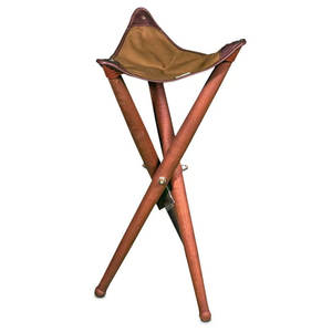 เก้าอี้ตั้งแคมป์พับได้แบบพกพาเป็นมิตรกับสิ่งแวดล้อมเก้าอี้ขาตั้งกล้องทำจากไม้คุณภาพสูงสำหรับตกปลากลางแจ้ง - Product Image 4